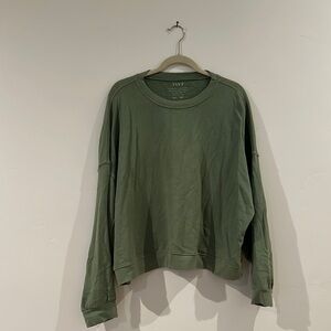 Velvet by Graham and Spencer sage green oversized sweatshirt  size large